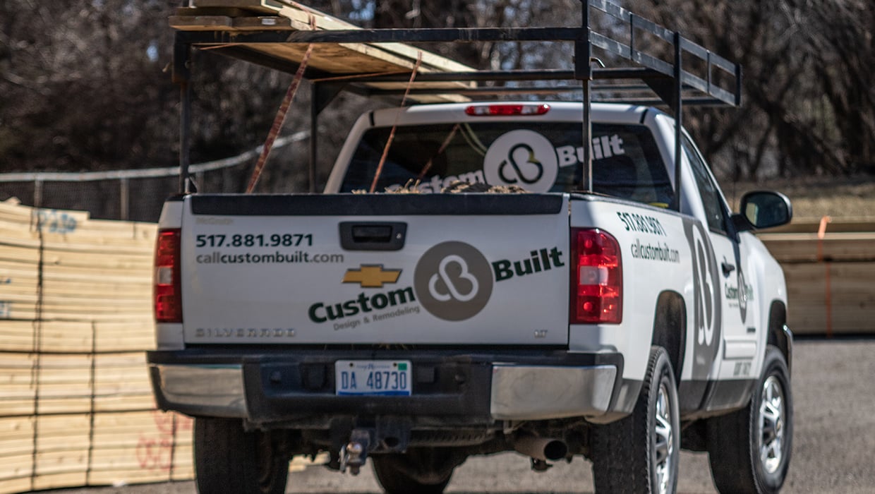 Custom Built company truck