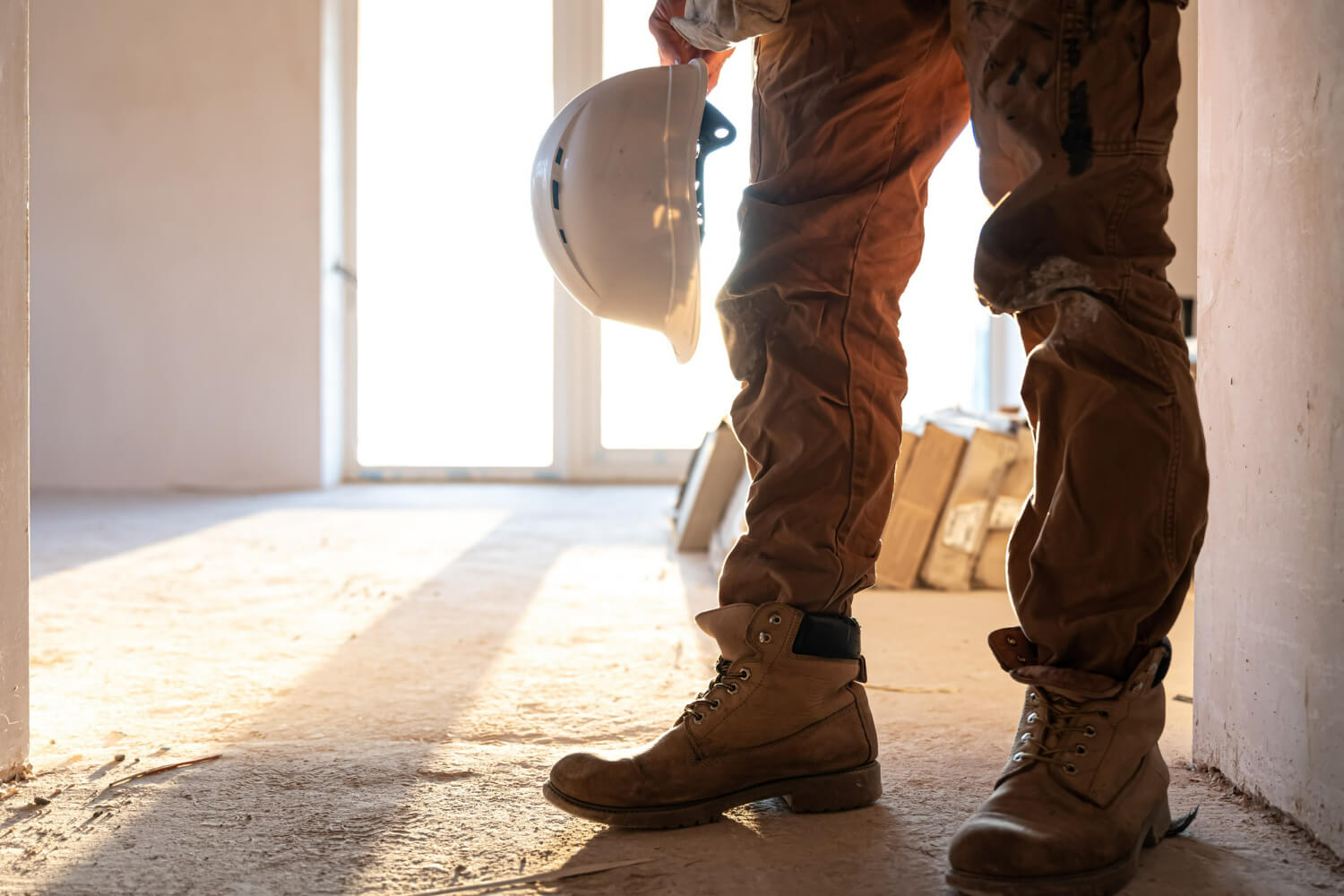 General contractor working on a job-site