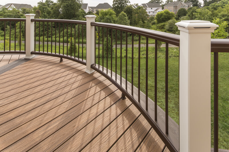 Trex deck railing